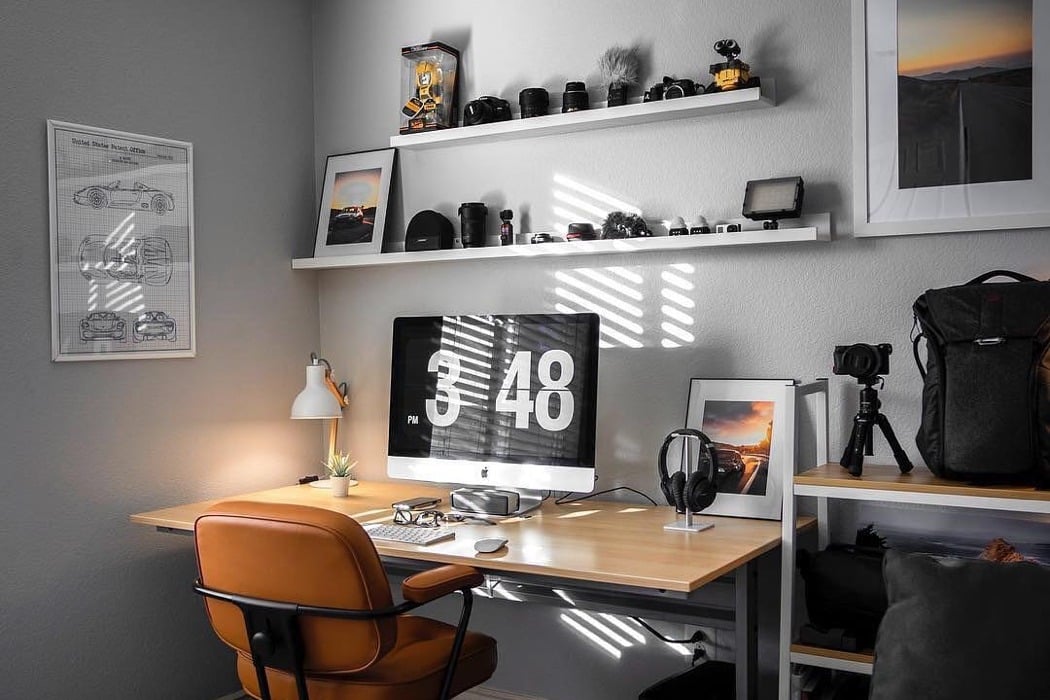 Home office setup for productive lifestyle